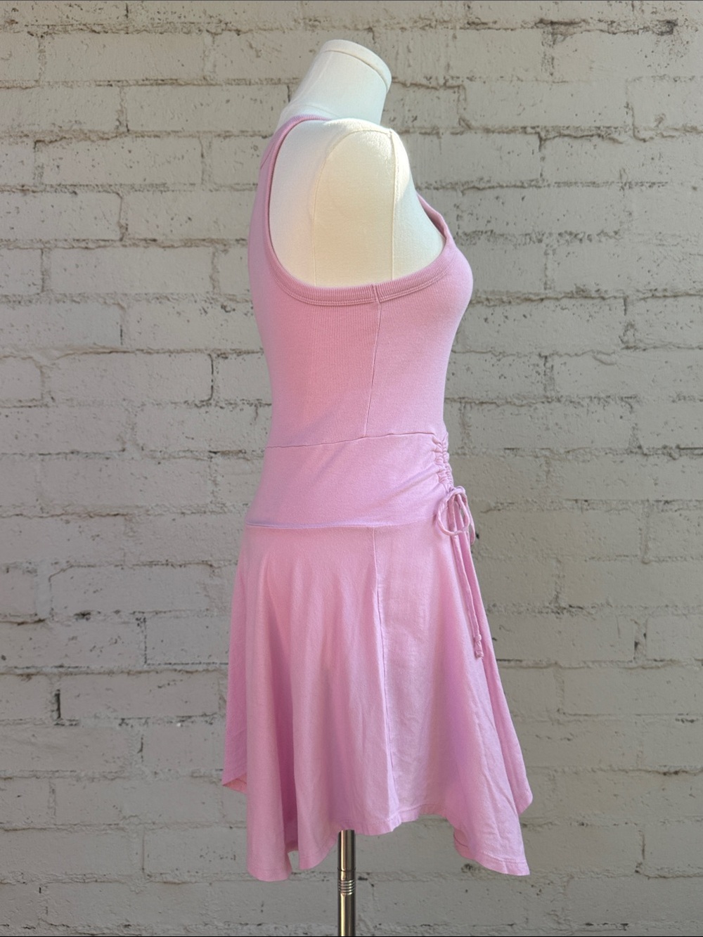 Anthropologie Daily Practice Half Pipe Mini Dress Pink Size S - Picture 5 of 10